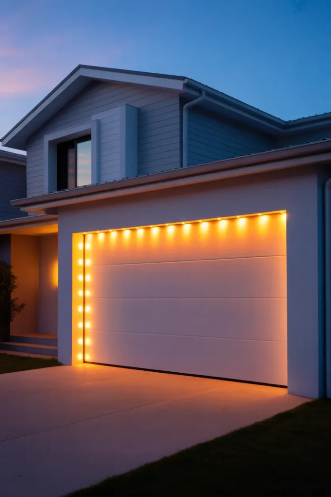 Idea 15 Solar Lights Along the Top Panel