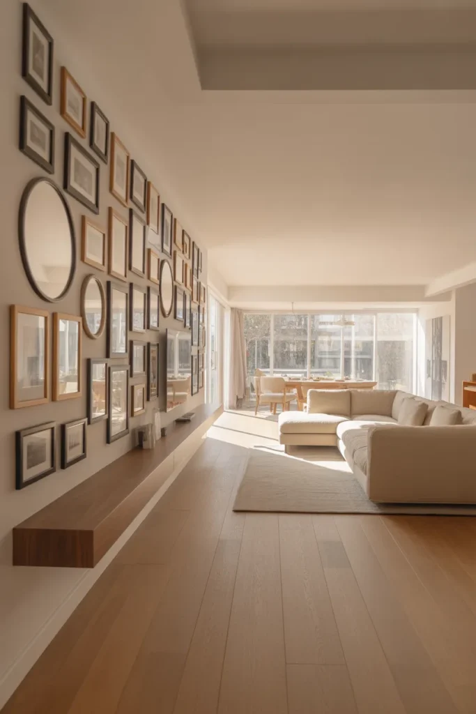 Idea 15 Turn a Hallway Wall into a Gallery