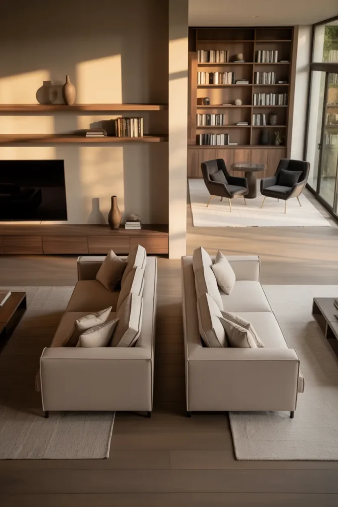 Idea 2 Use Two Small Sofas Back to Back