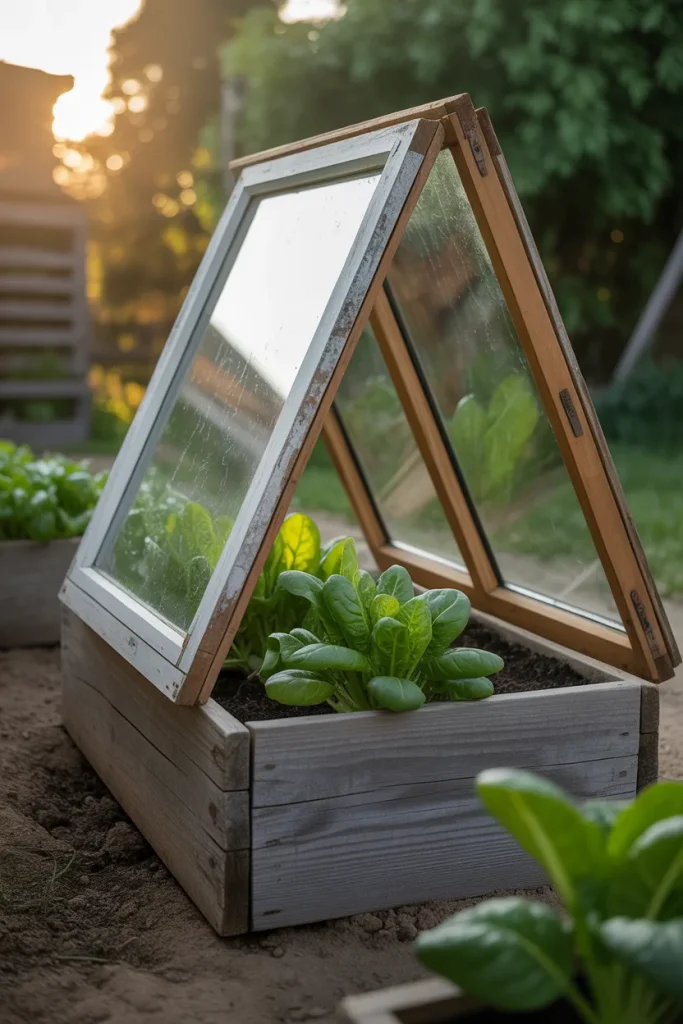 Idea 2 – Old Window Cold Frame