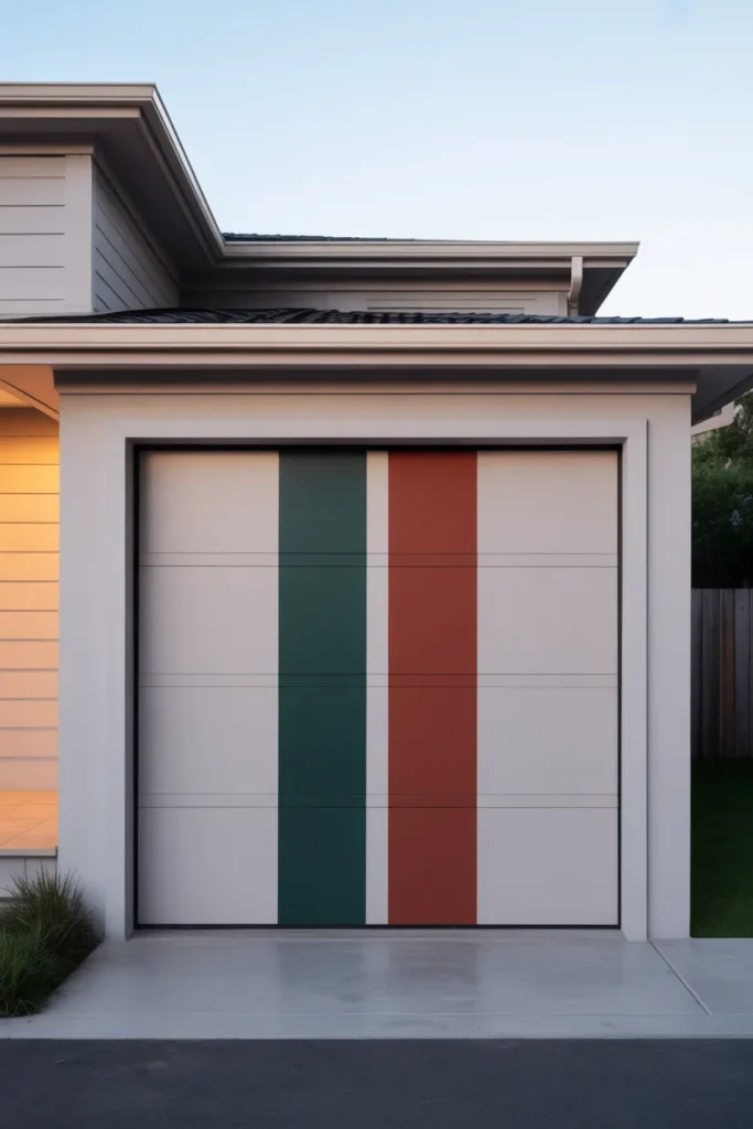Idea 3 A Bold Strip of Color Down the Middle