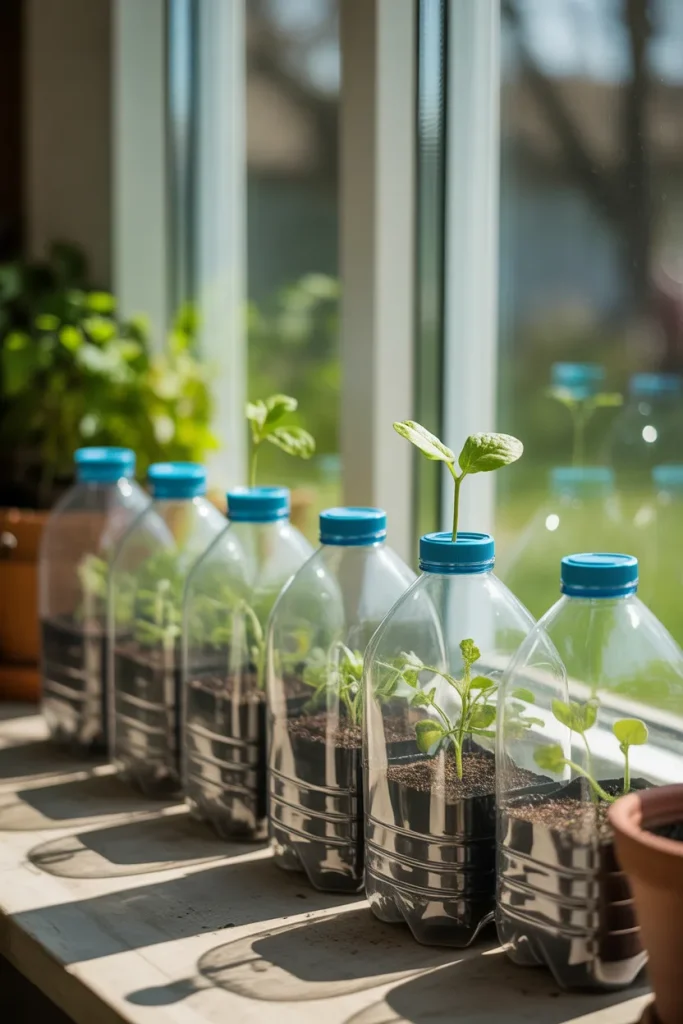 Idea 3 – Milk Jug Mini Greenhouse