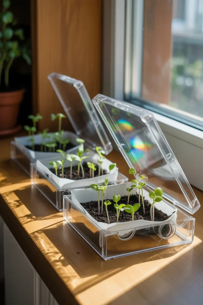 Idea 4 – CD Case Seed Starter