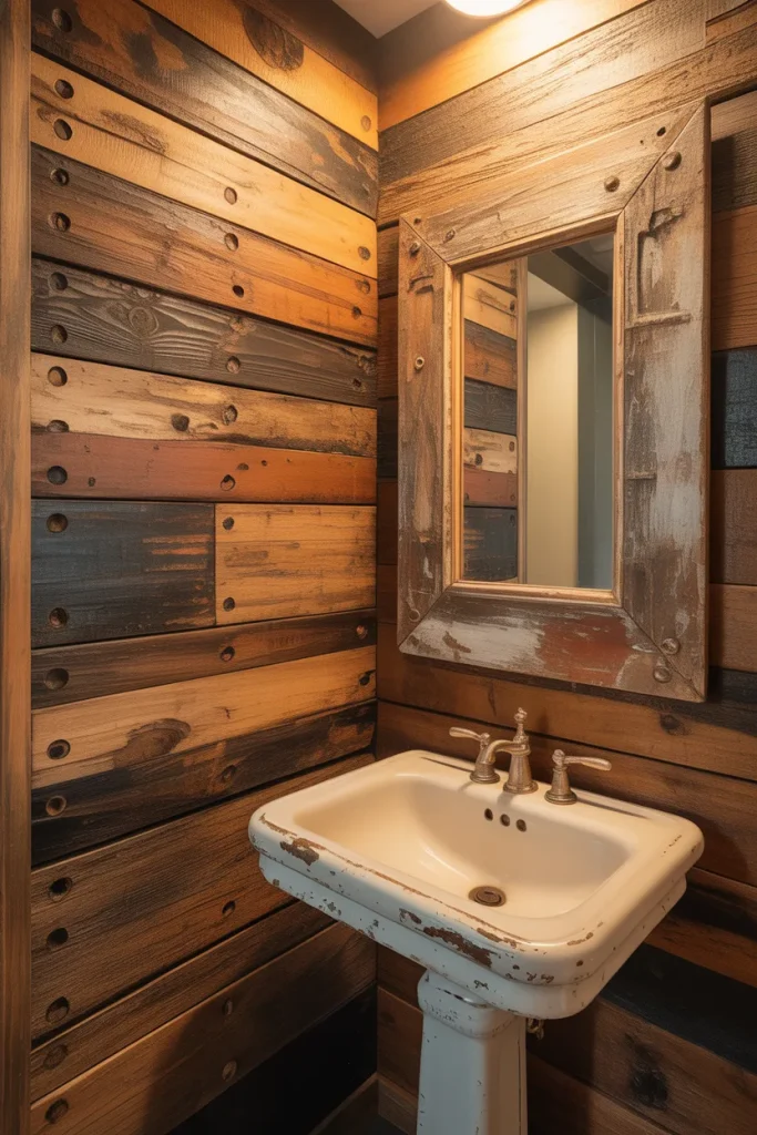 Idea 4 – Rustic Weathered Boards