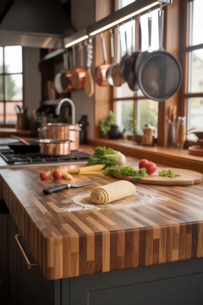 Idea 6: Butcher Block Workstation