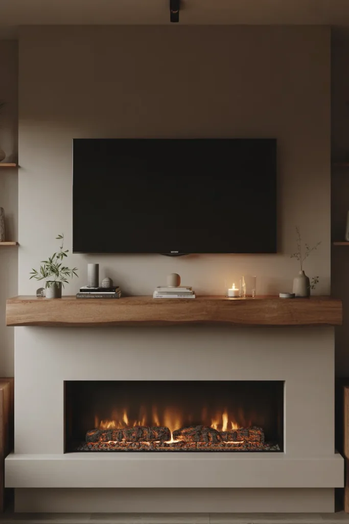 Idea 6: The Mantle Deep Enough for Decor