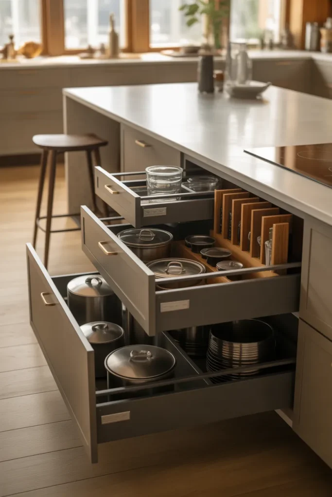 Idea 8: Deep Drawers Instead of Cupboards