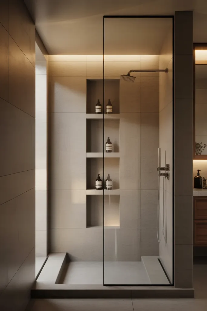 Idea 9 – The Niche Wall as a Splash Guard
