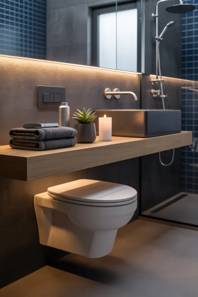 13. A Shelf Above the Toilet