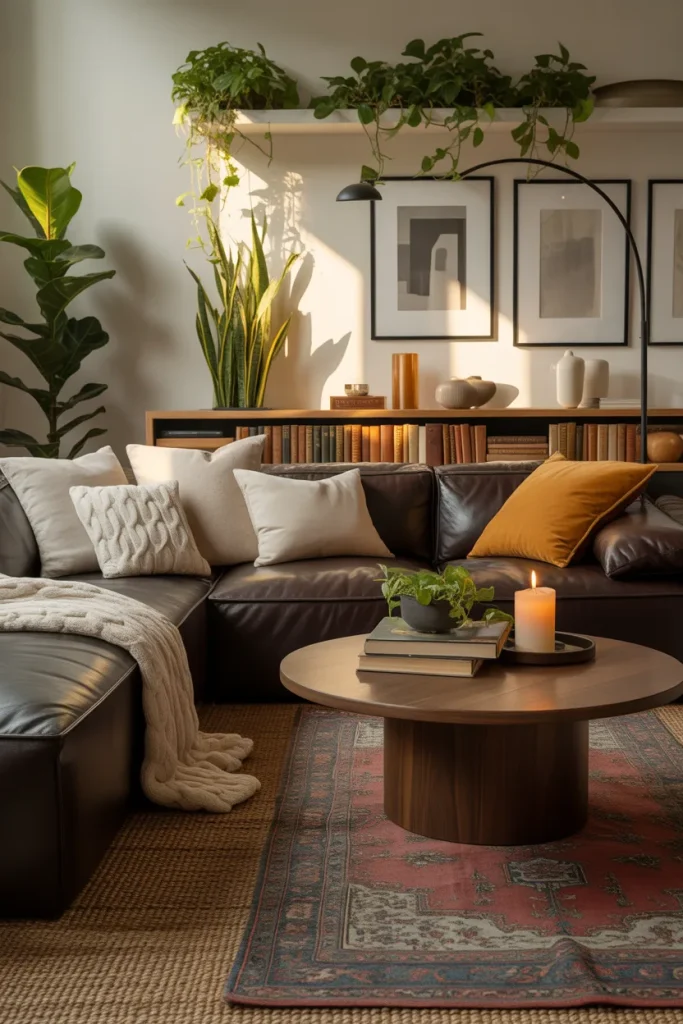 14. Matte black metal accents