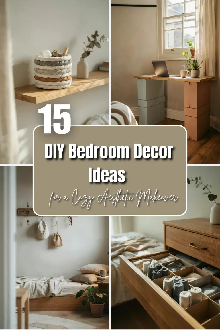 15 DIY Bedroom Decor Ideas