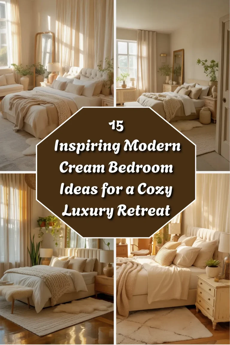 15 Inspiring Modern Cream Bedroom Ideas