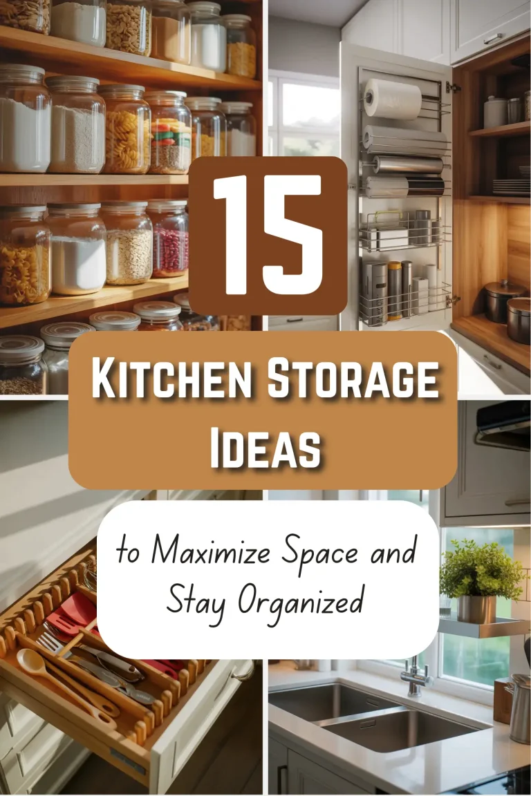15 Kitchen Storage Ideas to Maximize Space and Stay Organized