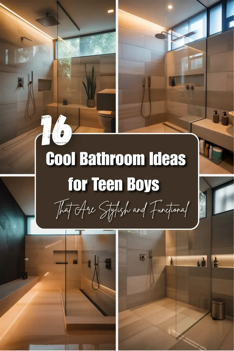 16 Cool Bathroom Ideas for Teen Boys
