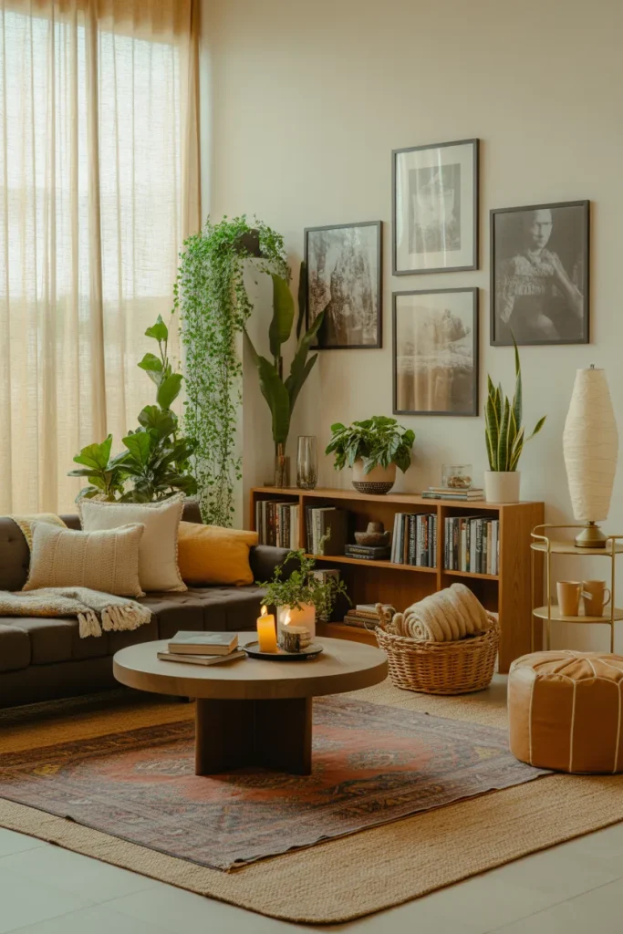 16. Curtains that touch the floor
