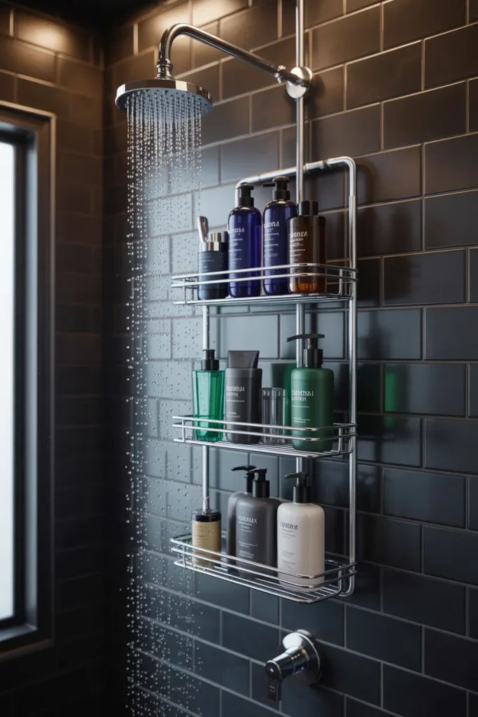 2. A Shower Caddy That Hooks Over the Head