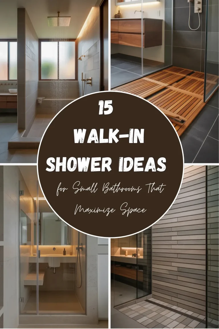 15 Walk-in Shower Ideas for Small Bathrooms
