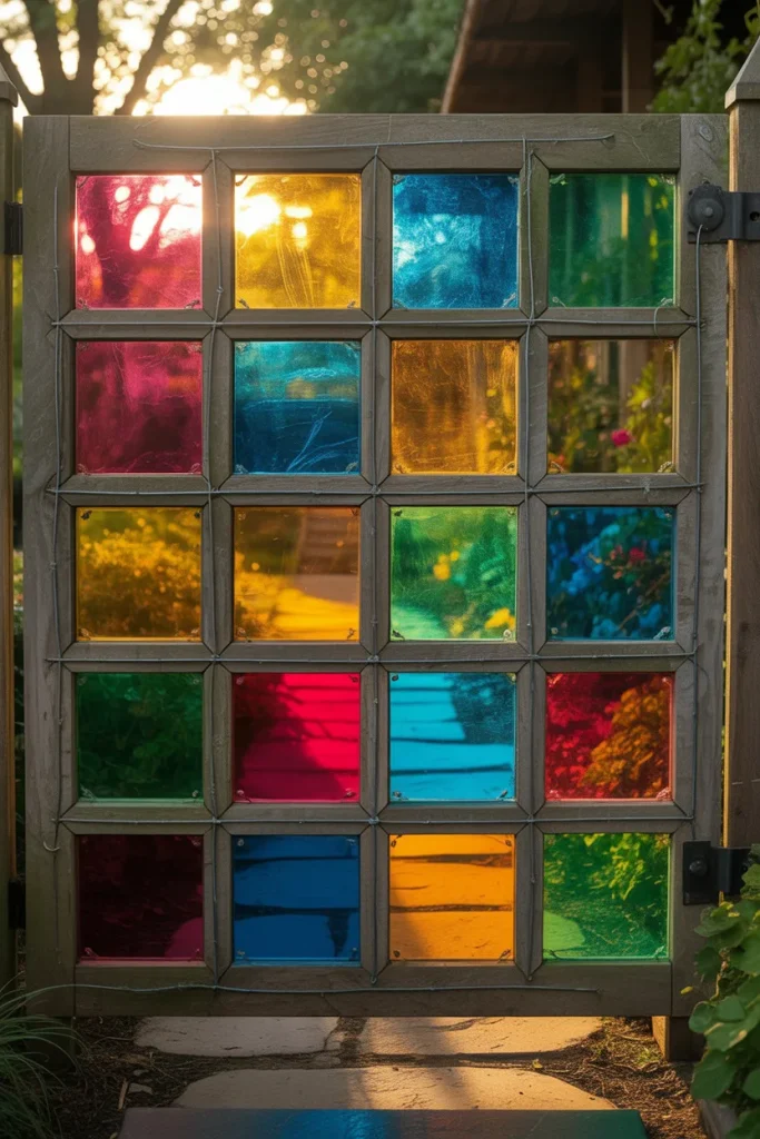 Idea 14 – The Stained Glass Wire Gate