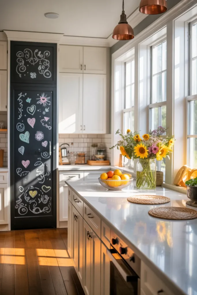 Idea 17 Chalkboard Paint on a Pantry Door