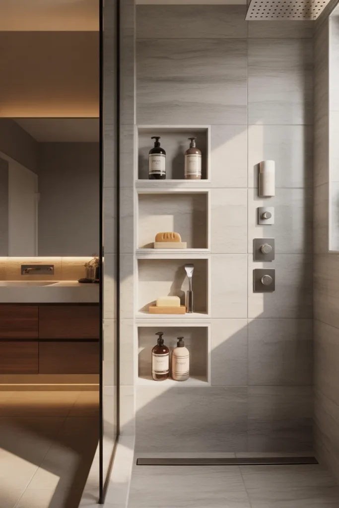 Idea 4 Niche Stacking Instead of Corner Shelves