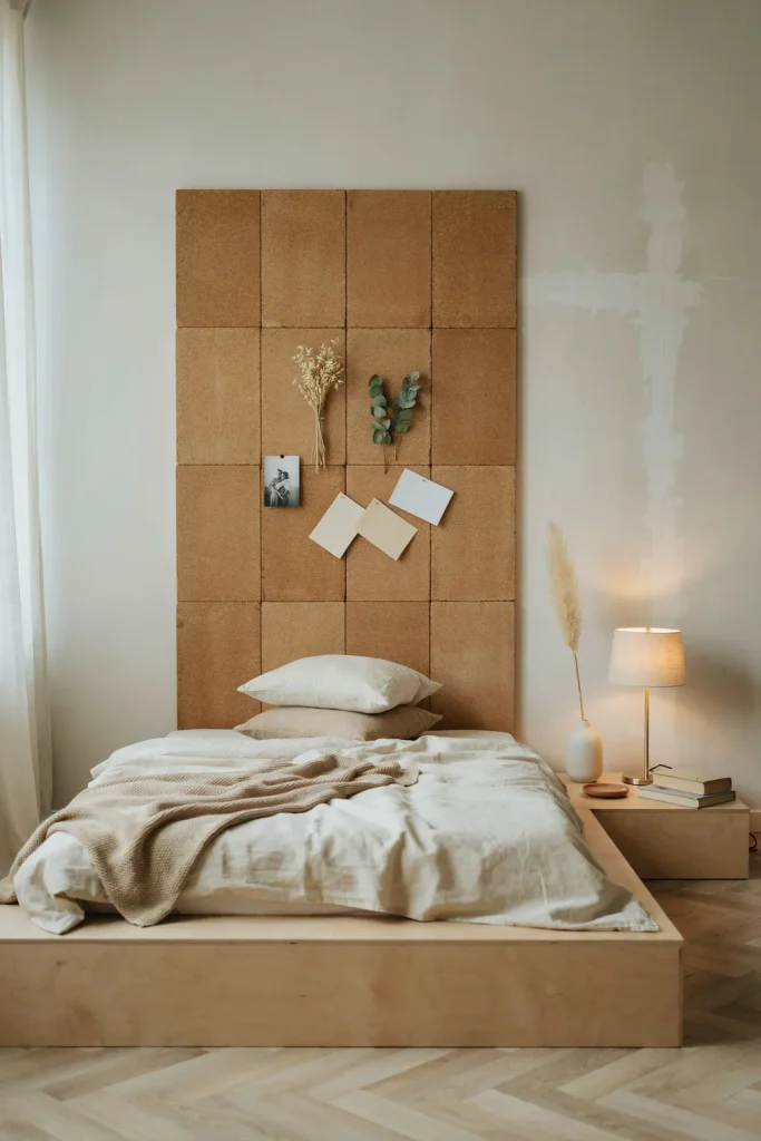 Idea 6 Cork Board Headboard