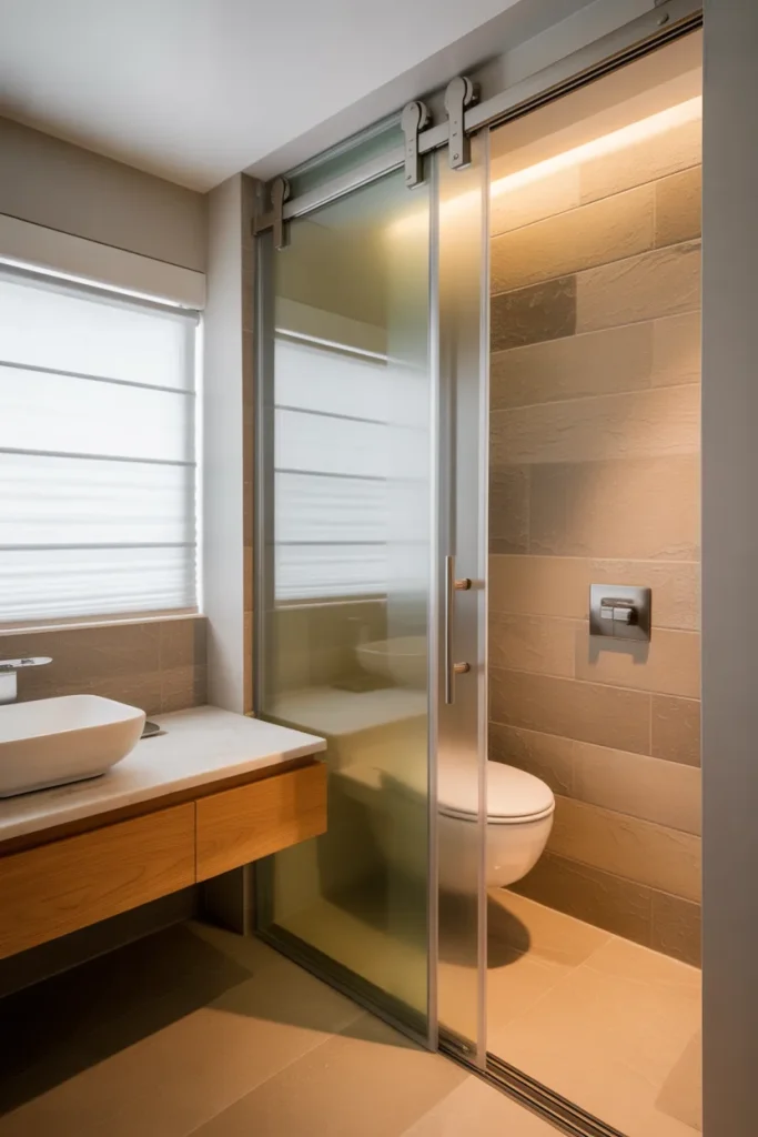 Idea 6 Sliding Barn Door Glass
