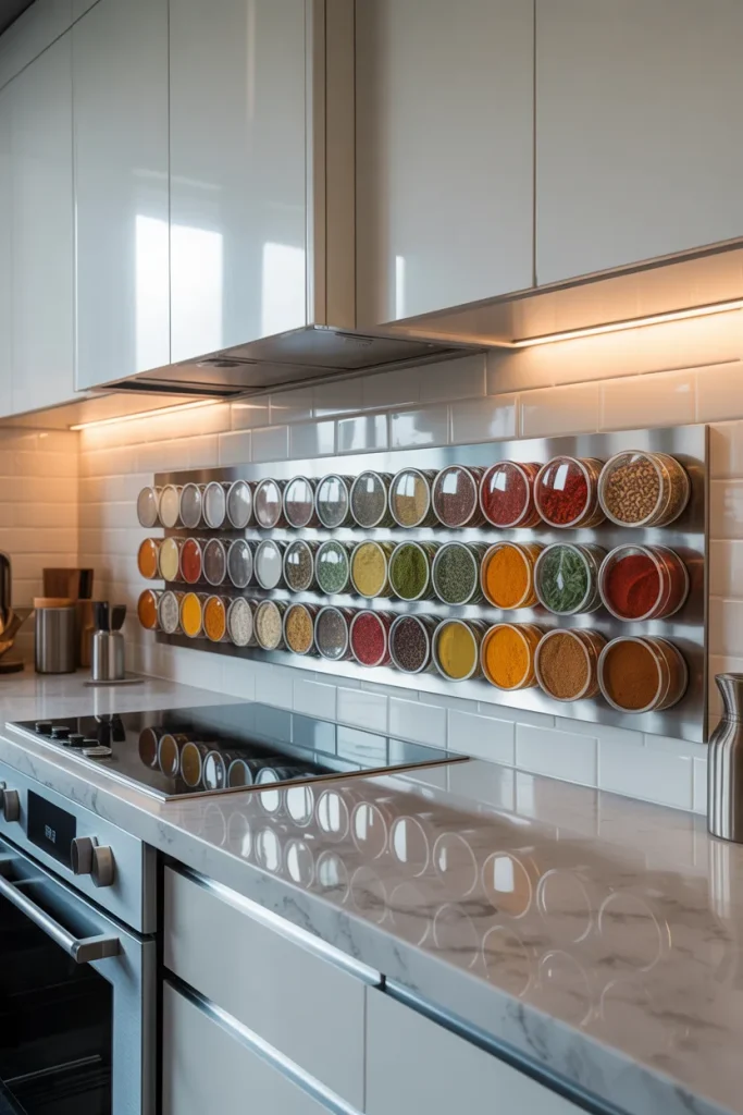 Idea 7 Magnetic Knife Strip for Spices