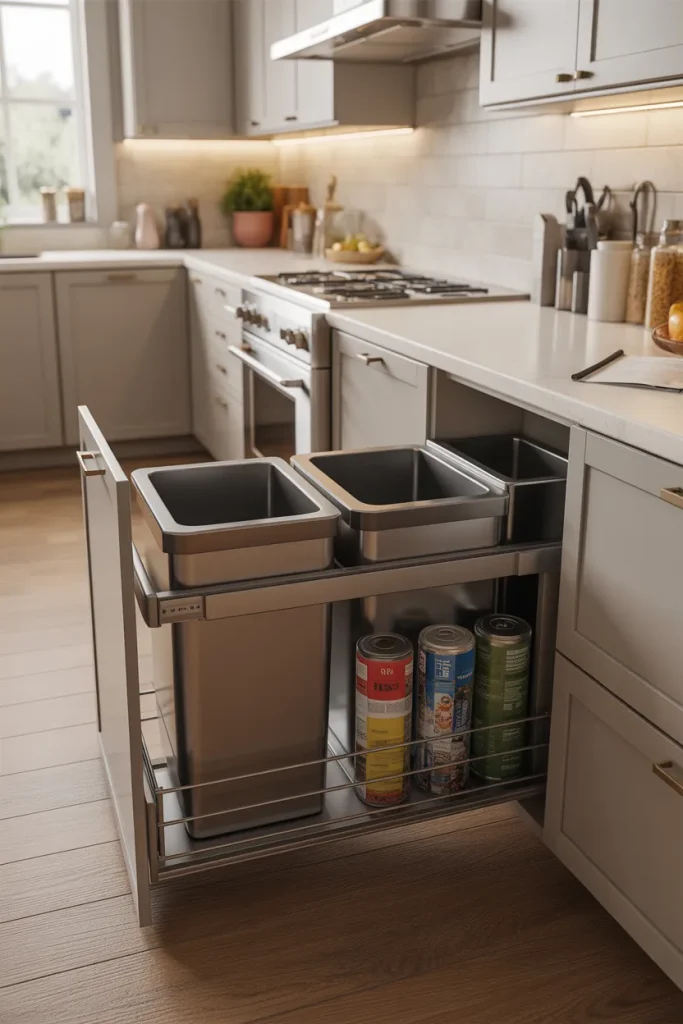 Idea 8 Slide-Out Trash and Recycling